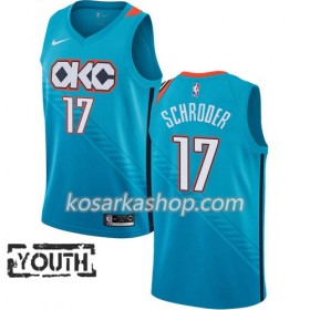 Dres Oklahoma City Thunder Steven Adams 17 Nike 2018-19 City Edition Plava Swingman - Dječji